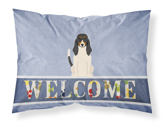 Swiss Hound Welcome Fabric Standard Pillowcase BB5625PILLOWCASE by Caroline's Treasures