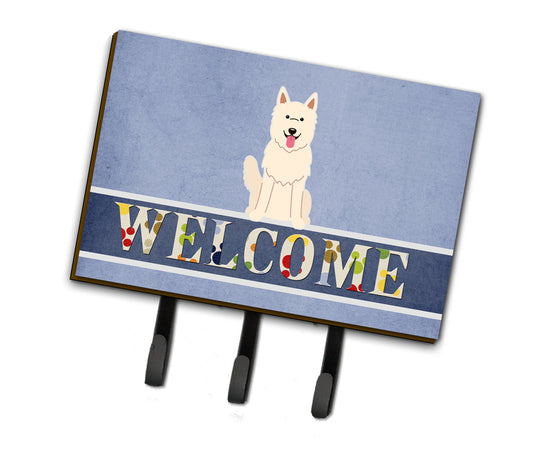 White German Shepherd Welcome Leash or Key Holder BB5626TH68 by Caroline's Treasures