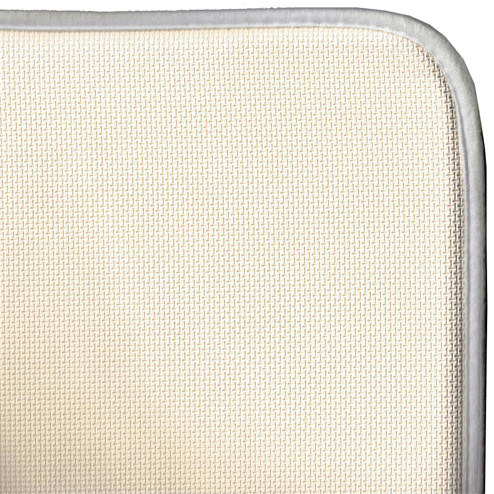 Miniature Schanuzer White Welcome Machine Washable Memory Foam Mat BB5634RUG by Caroline's Treasures