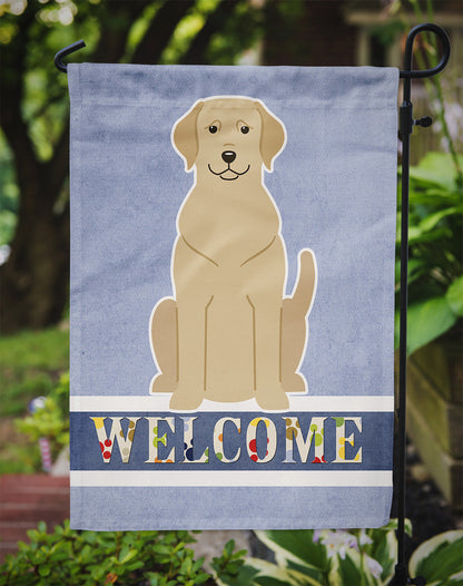 Yellow Labrador Welcome Flag Garden Size BB5636GF by Caroline's Treasures