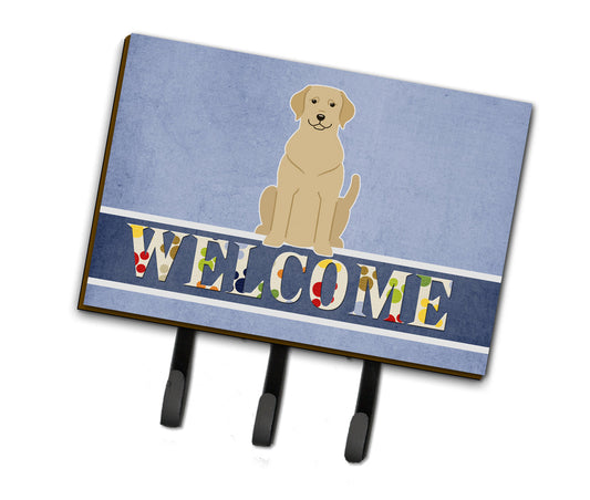 Yellow Labrador Welcome Leash or Key Holder BB5636TH68 by Caroline's Treasures