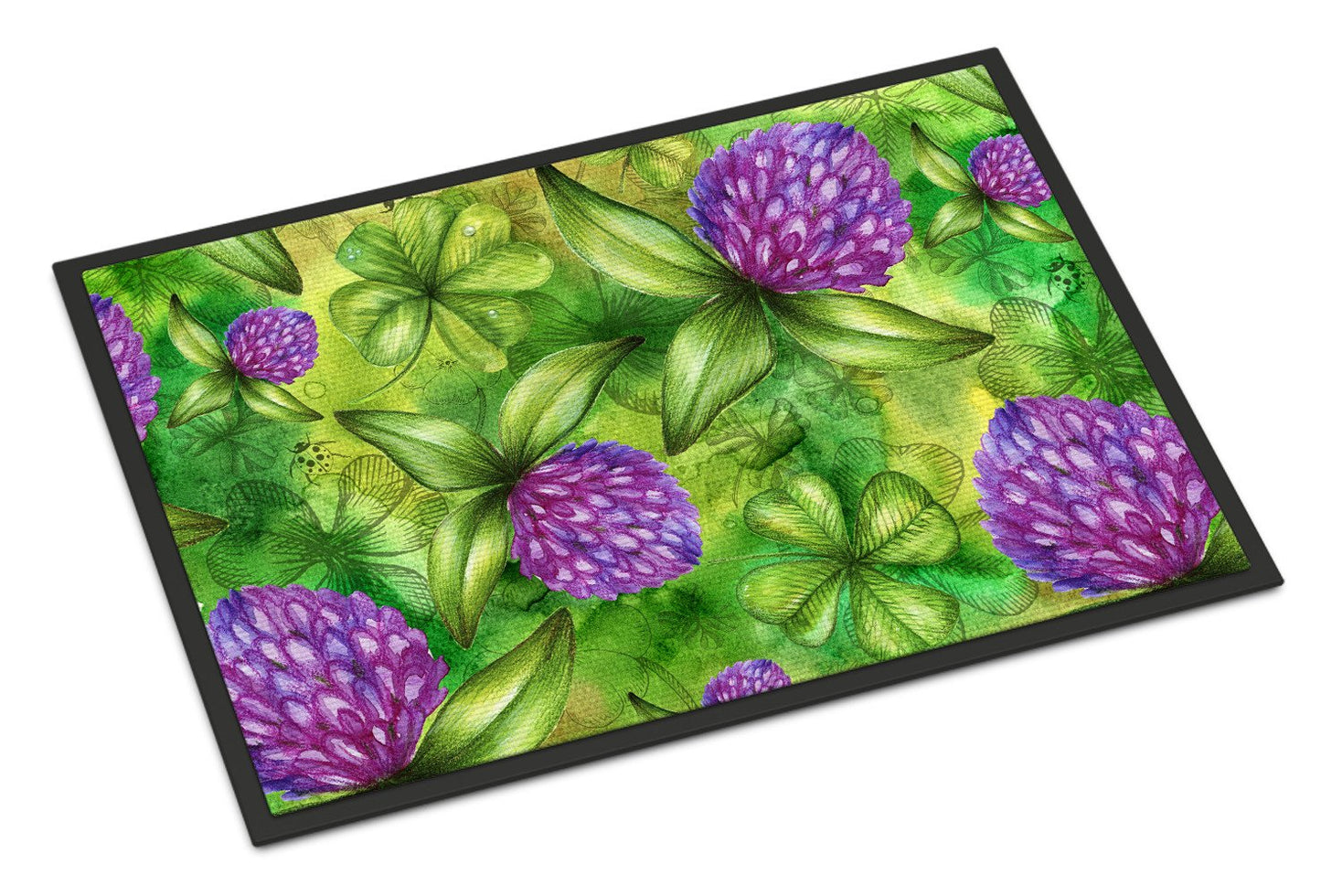 Shamrocks in Bloom Indoor or Outdoor Mat 24x36 BB5756JMAT by Caroline's Treasures