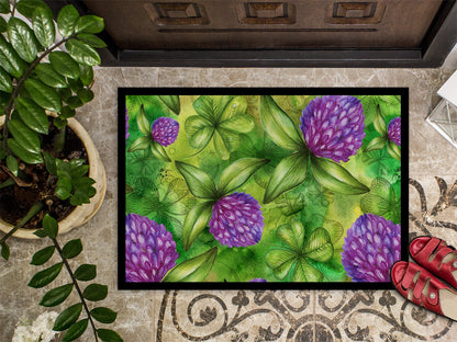 Shamrocks in Bloom Indoor or Outdoor Mat 18x27 BB5756MAT by Caroline's Treasures