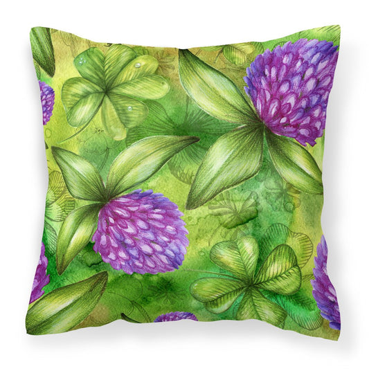 Shamrocks in Bloom Fabric Decorative Pillow BB5756PW1818 by Caroline's Treasures