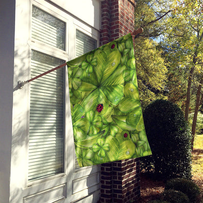 Shamrocks and Lady bugs Flag Canvas House Size BB5762CHF by Caroline's Treasures