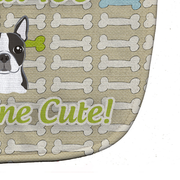 Too Cute Boston Terrier Baby Bib BB5772BIB by Caroline's Treasures