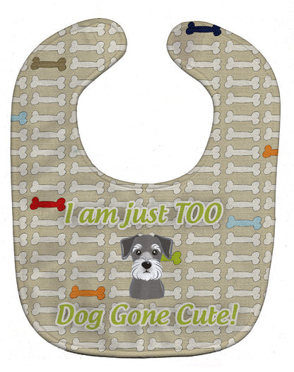 Too Cute Schnauzer Baby Bib BB5775BIB by Caroline's Treasures