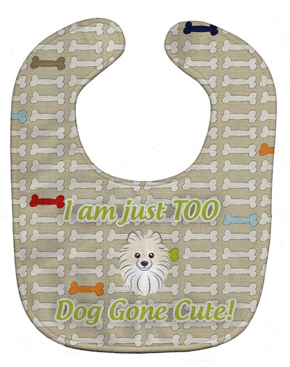 Too Cute Pomeranian Baby Bib BB5776BIB by Caroline's Treasures