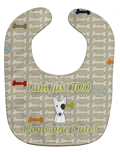 Too Cute Bull Terrier Baby Bib BB5778BIB by Caroline's Treasures