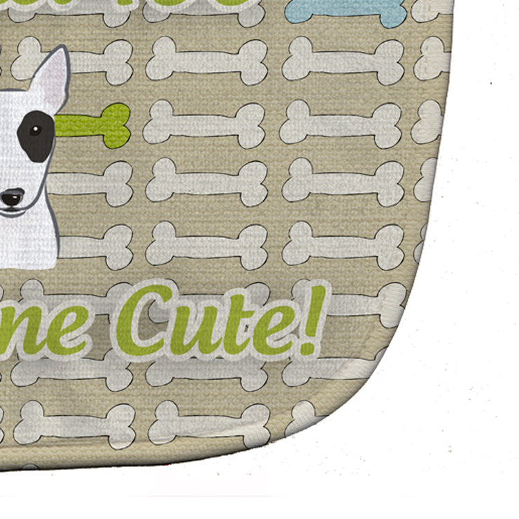 Too Cute Bull Terrier Baby Bib BB5778BIB by Caroline's Treasures