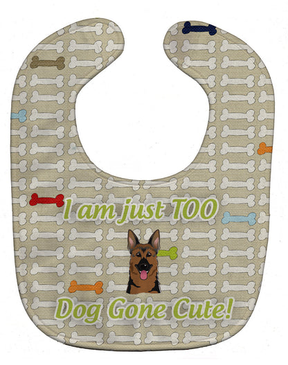 Too Cute German Shepherd Baby Bib BB5780BIB by Caroline's Treasures