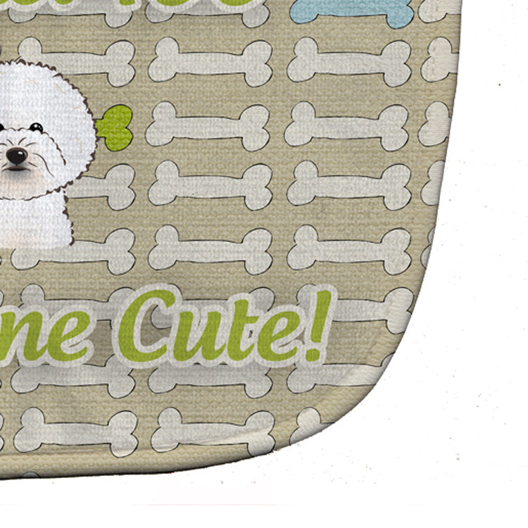 Too Cute Bichon Frise Baby Bib BB5786BIB by Caroline's Treasures