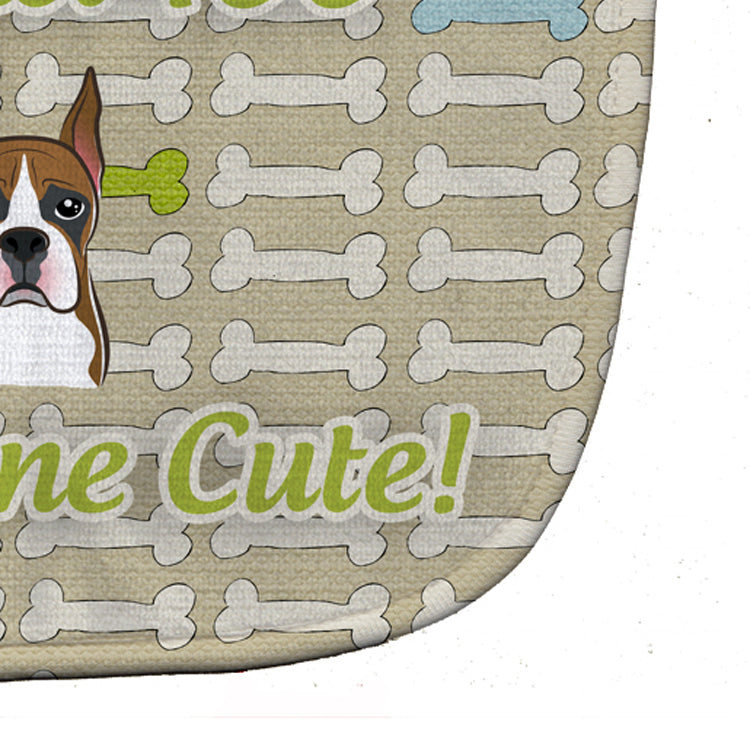 Too Cute Boxer Baby Bib BB5792BIB by Caroline's Treasures