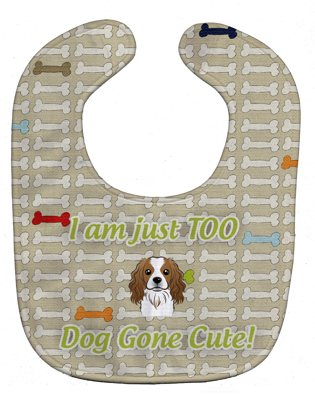 Too Cute Cavalier Spaniel Baby Bib BB5793BIB by Caroline's Treasures