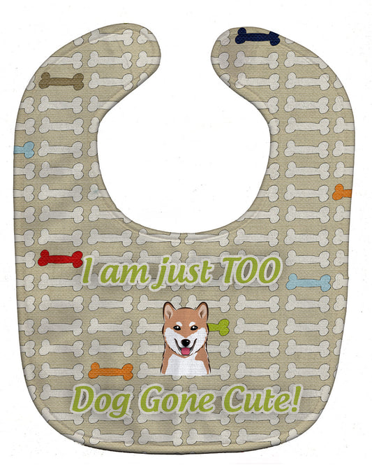 Too Cute Shiba Inu Baby Bib BB5794BIB by Caroline's Treasures