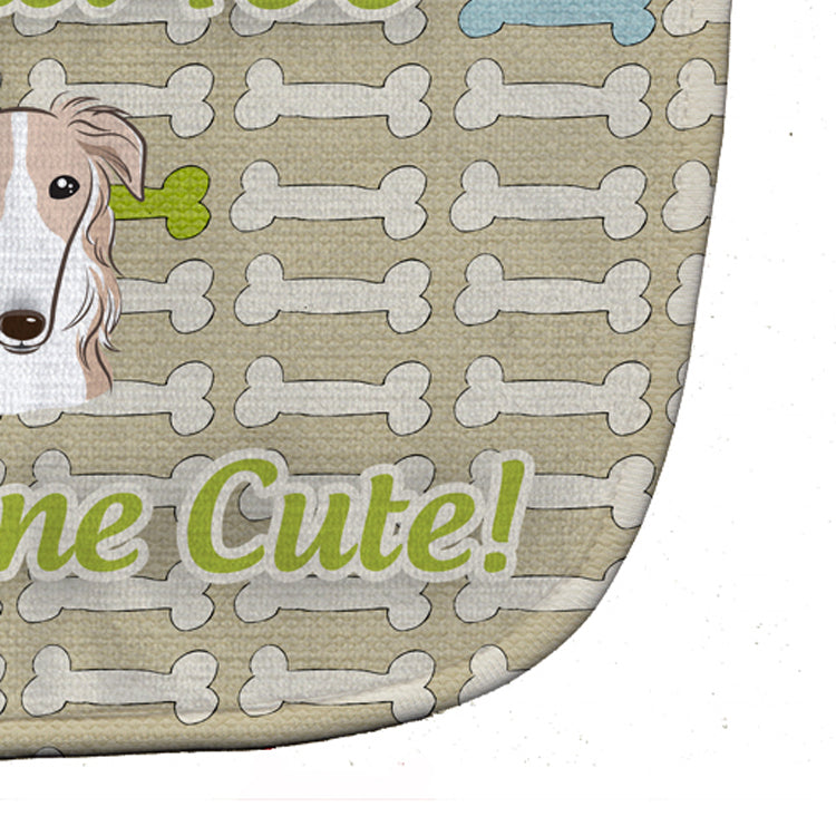 Too Cute Borzoi Baby Bib BB5797BIB by Caroline's Treasures