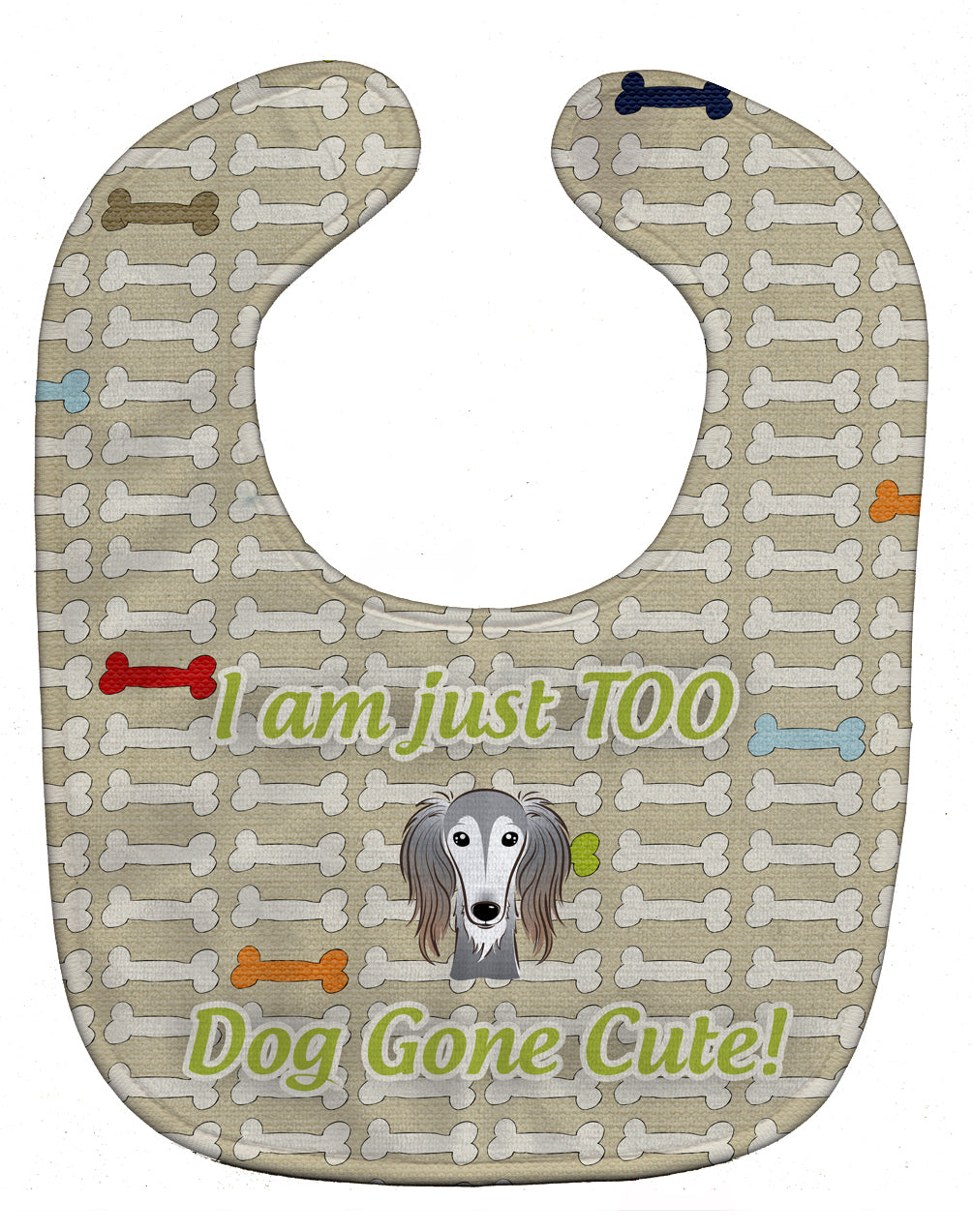 Too Cute Saluki Baby Bib BB5798BIB by Caroline's Treasures