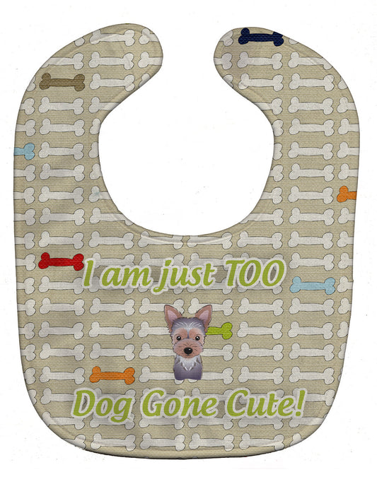 Too Cute Yorkie Puppy Baby Bib BB5801BIB by Caroline's Treasures