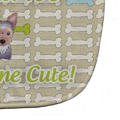 Too Cute Yorkie Puppy Baby Bib BB5801BIB by Caroline's Treasures