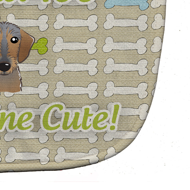 Too Cute Wirehaired Dachshund Baby Bib BB5802BIB by Caroline's Treasures