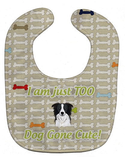 Too Cute Border Collie Baby Bib BB5810BIB by Caroline's Treasures