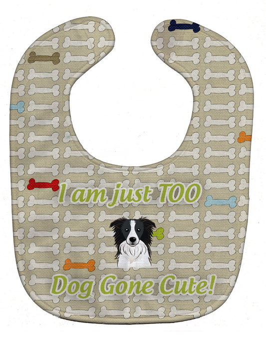 Too Cute Border Collie Baby Bib BB5810BIB by Caroline's Treasures