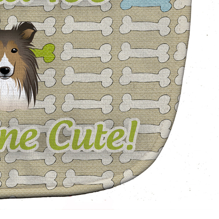 Too Cute Sheltie Baby Bib BB5811BIB by Caroline's Treasures