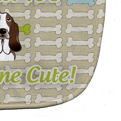 Too Cute Basset Hound Baby Bib BB5812BIB by Caroline's Treasures