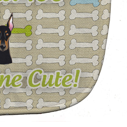 Too Cute Doberman Pinscher Baby Bib BB5814BIB by Caroline's Treasures