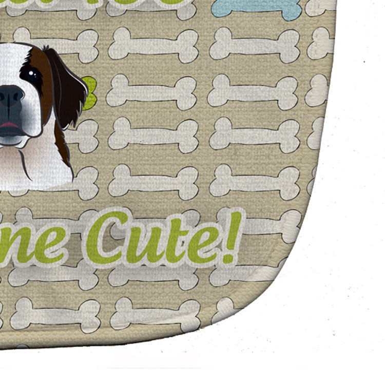 Too Cute Saint Bernard Baby Bib BB5815BIB by Caroline's Treasures