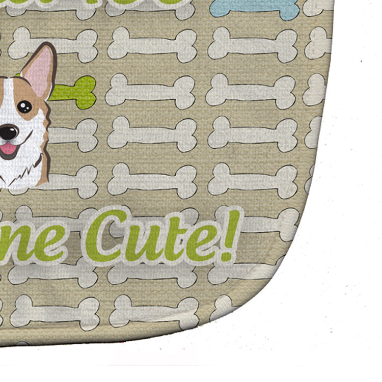 Too Cute Sable Corgi Baby Bib BB5822BIB by Caroline's Treasures