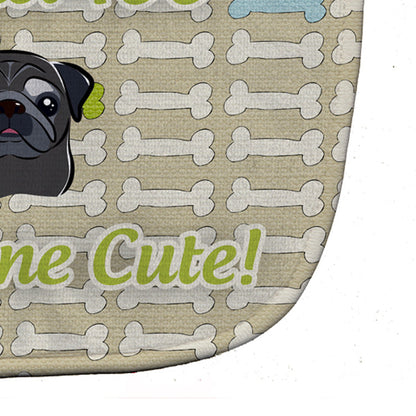 Too Cute Black Pug Baby Bib BB5832BIB by Caroline's Treasures