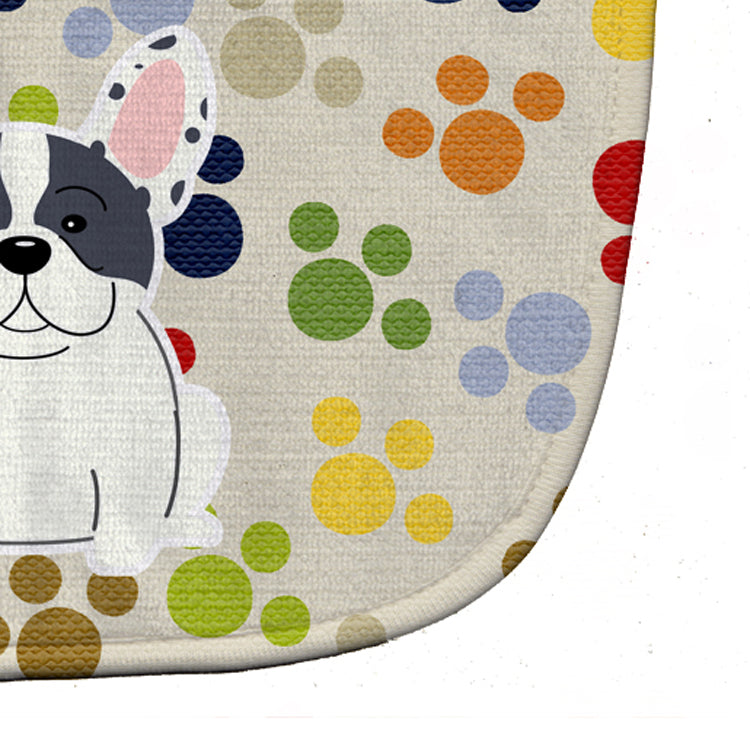 Pawprints French Bulldog Piebald Baby Bib BB5840BIB by Caroline's Treasures