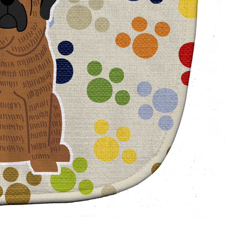 Pawprints Mastiff Brindle Baby Bib BB5844BIB by Caroline's Treasures