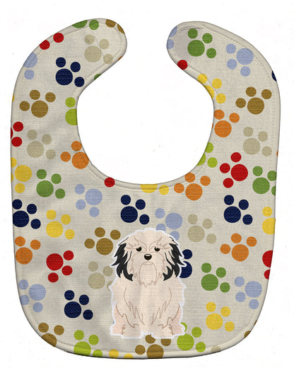 Pawprints Lowchen Baby Bib BB5848BIB by Caroline's Treasures