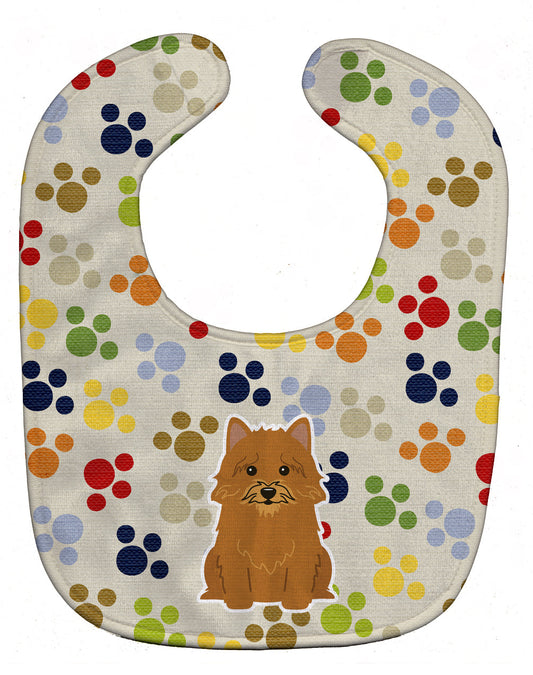 Pawprints Norwich Terrier Baby Bib BB5849BIB by Caroline's Treasures