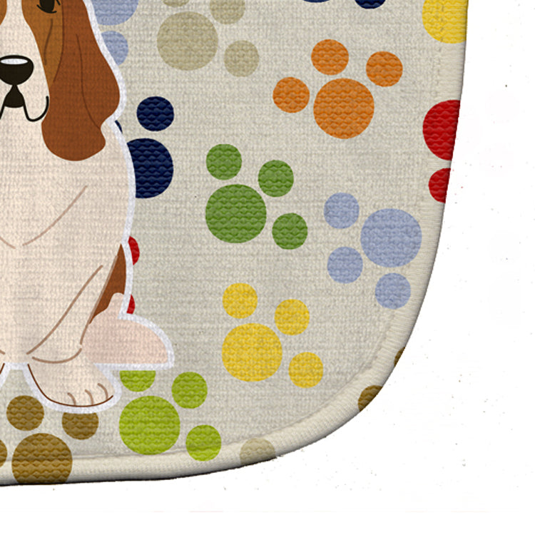 Pawprints Basset Hound Baby Bib BB5850BIB by Caroline's Treasures