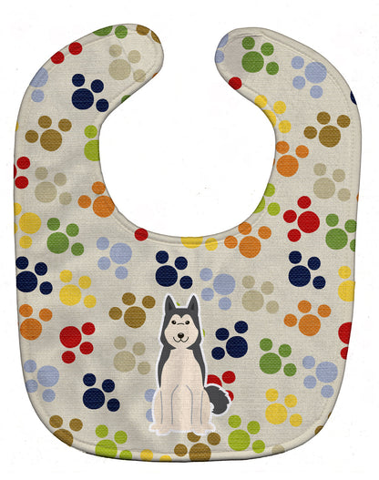 Pawprints West Siberian Laika Spitz Baby Bib BB5854BIB by Caroline's Treasures