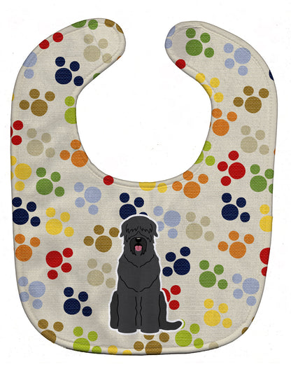 Pawprints Black Russian Terrier Baby Bib BB5855BIB by Caroline's Treasures