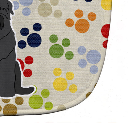 Pawprints Black Russian Terrier Baby Bib BB5855BIB by Caroline's Treasures