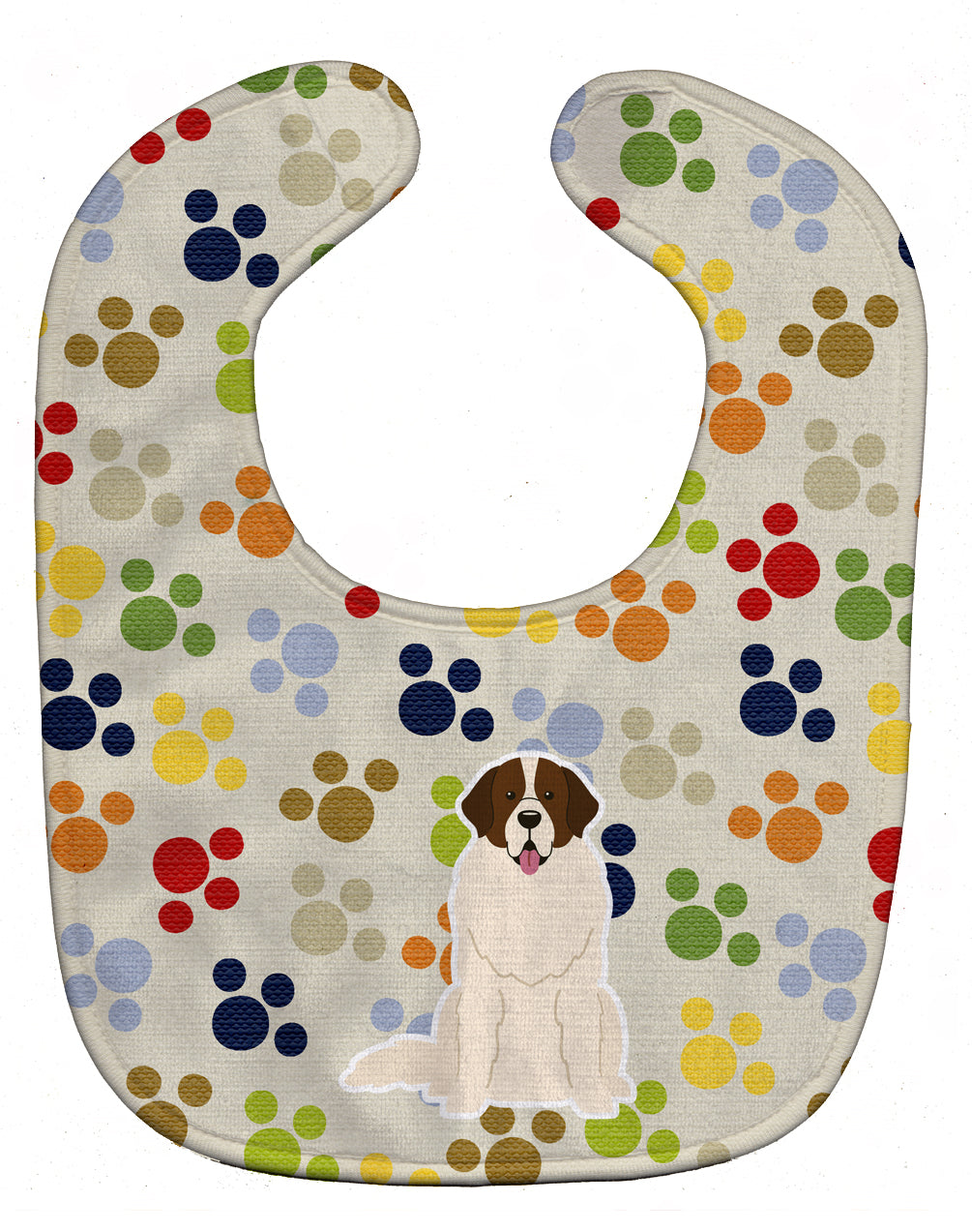 Pawprints Moscow Watchdog Baby Bib BB5856BIB by Caroline's Treasures