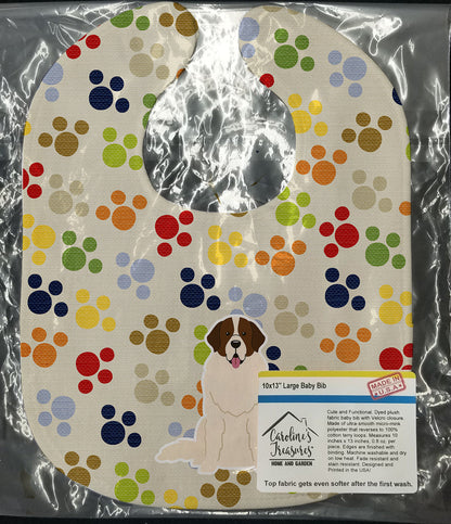 Pawprints Moscow Watchdog Baby Bib BB5856BIB by Caroline's Treasures