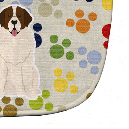 Pawprints Moscow Watchdog Baby Bib BB5856BIB by Caroline's Treasures