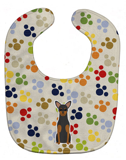 Pawprints Manchester Terrier Baby Bib BB5857BIB by Caroline's Treasures