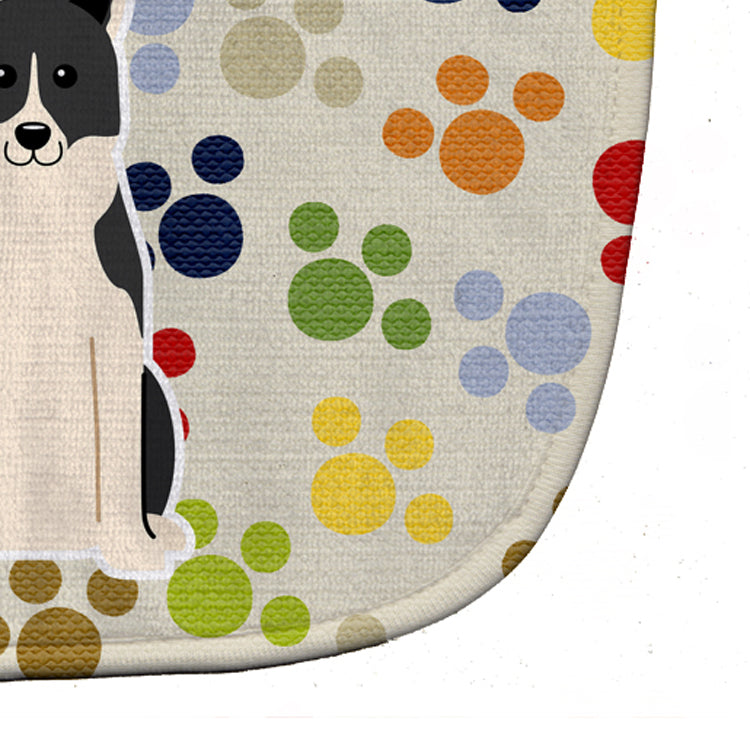 Pawprints Russo-European Laika Spitz Baby Bib BB5858BIB by Caroline's Treasures