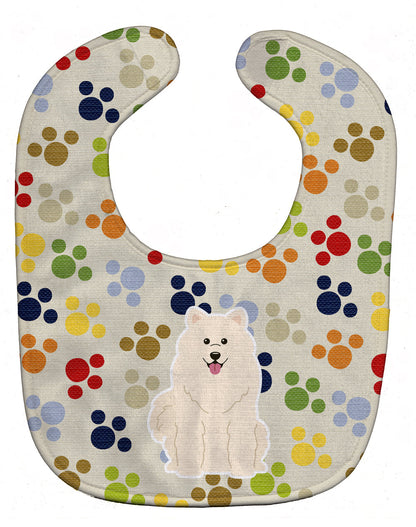 Pawprints Samoyed Baby Bib BB5859BIB by Caroline's Treasures