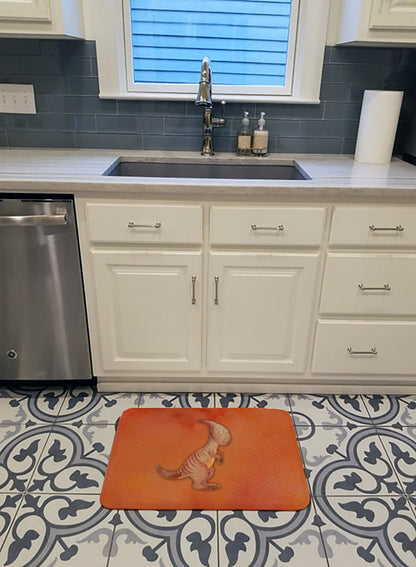 Parasaurolophus Watercolor Machine Washable Memory Foam Mat BB7400RUG by Caroline's Treasures