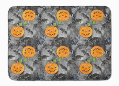 Watecolor Halloween Jack-O-Lantern Bats Machine Washable Memory Foam Mat BB7525RUG by Caroline's Treasures BB