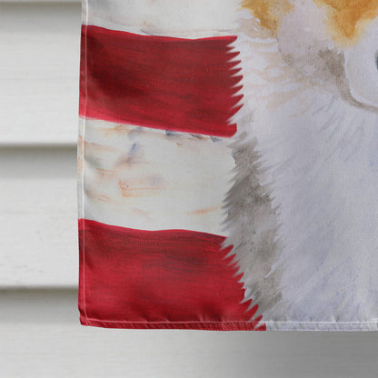 Pembroke Corgi Patriotic Flag Canvas House Size BB9642CHF by Caroline's Treasures