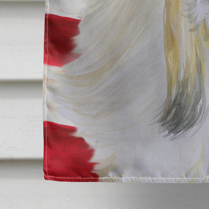 Shih Tzu Patriotic Flag Canvas House Size BB9666CHF by Caroline's Treasures